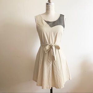TCEC - Mesh Top Tea Dress